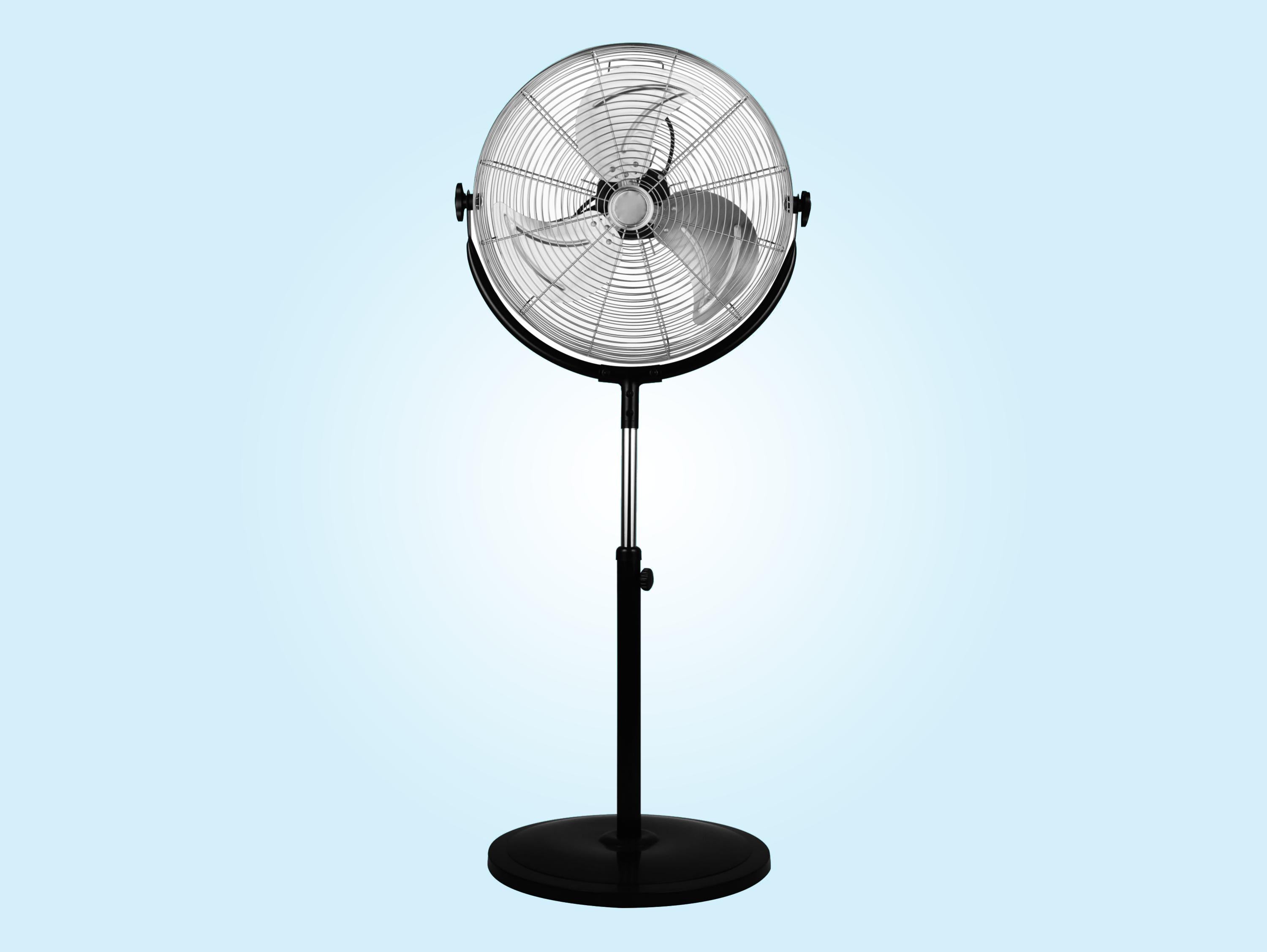 Ventilateur industriel sur pied 120W avec hauteur régable