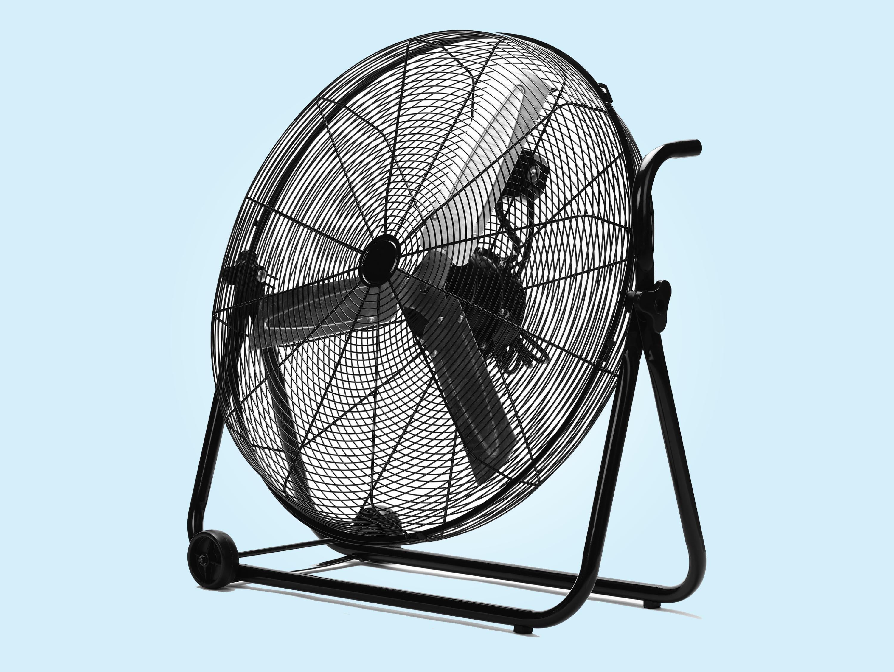Ventilateur industriel 160W avec 3 vitesses et roues