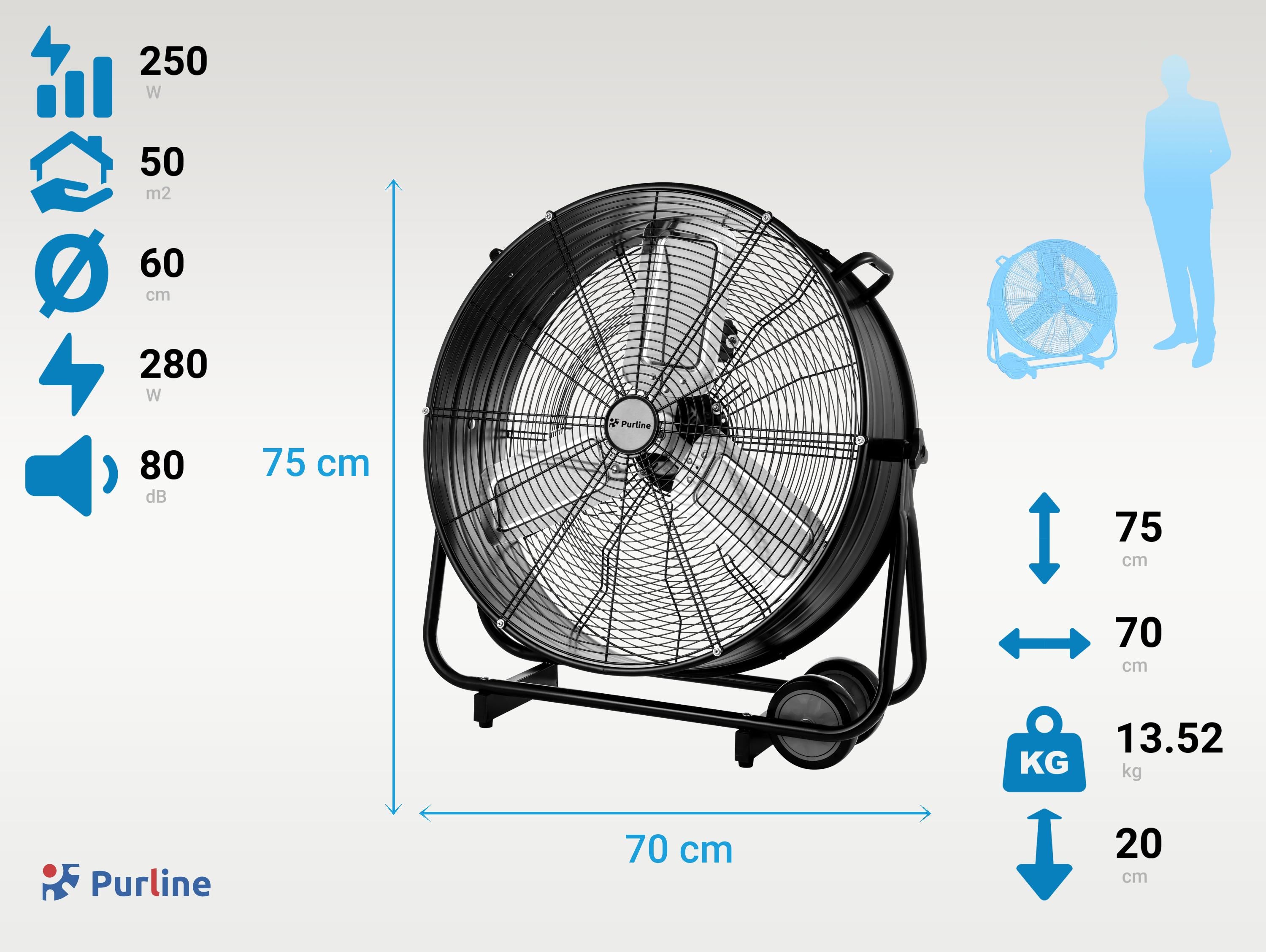VENTY METABLAST S Diamètre 60 cm