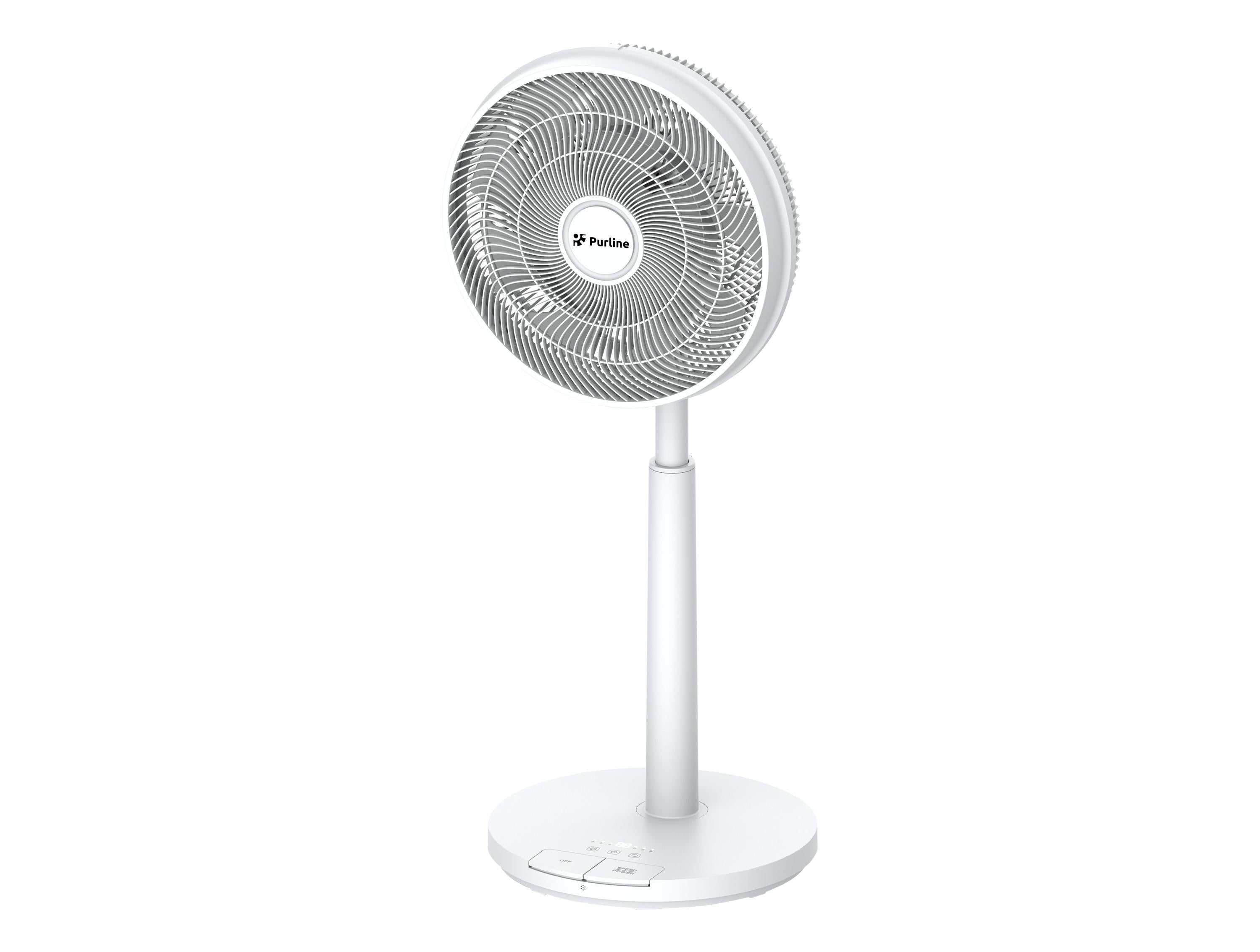 Ventilateur de sol DC avec batterie et 9 pales
