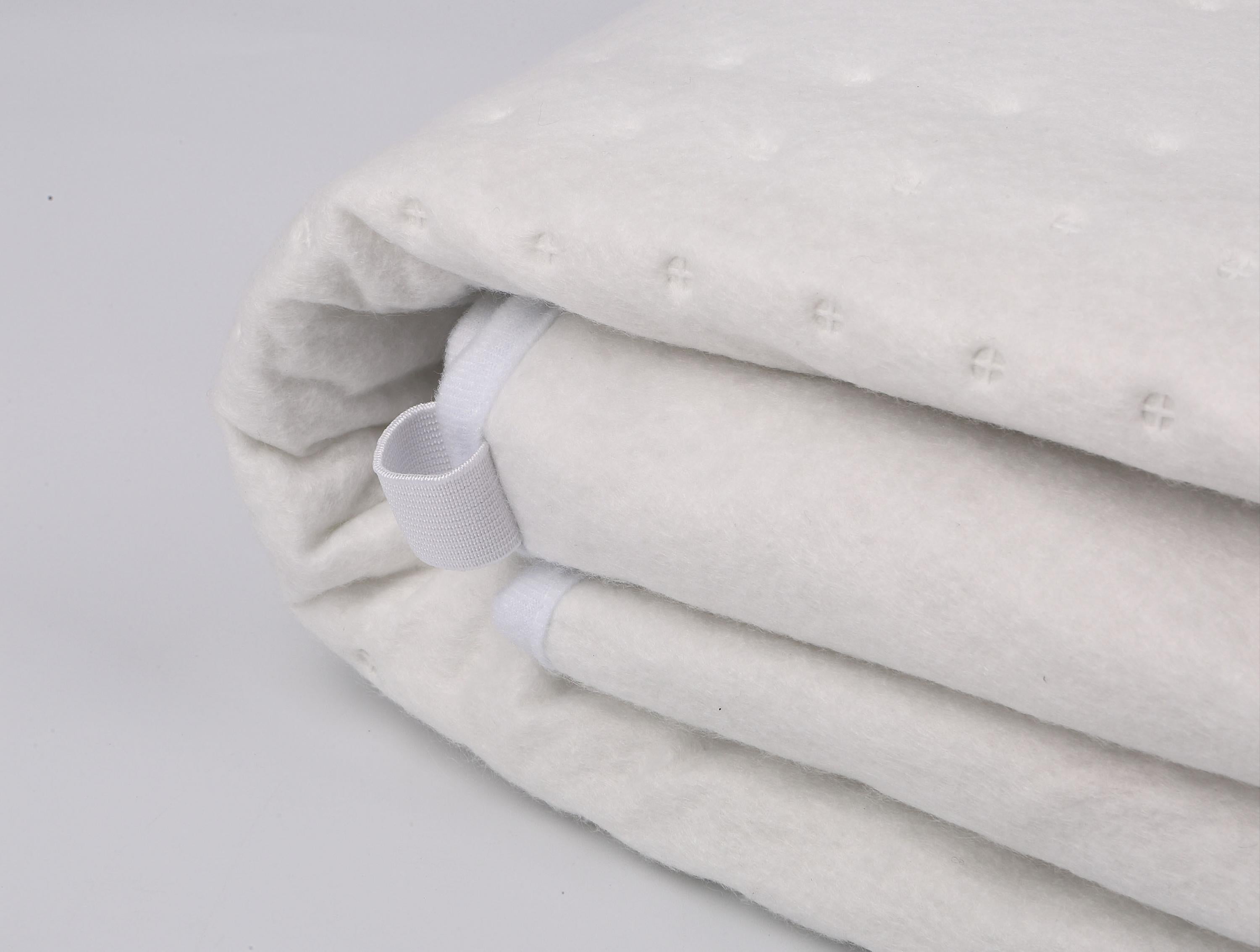 Couleur Blanc Chauffe-lit électrique 60W laine blanc