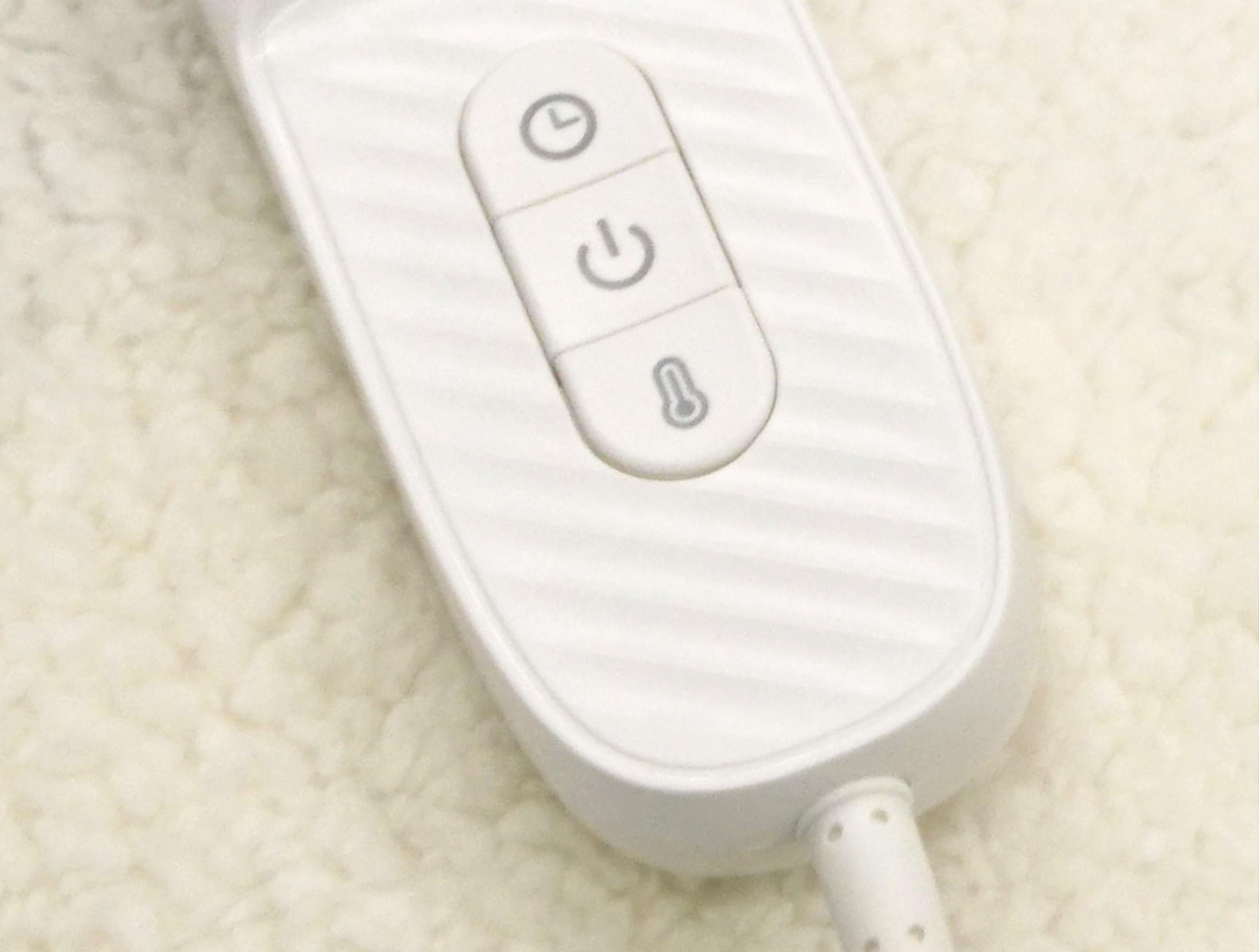 WARMER BED PLUS: Chauffe-lit électrique 160W effet peau de mouton vert et beige