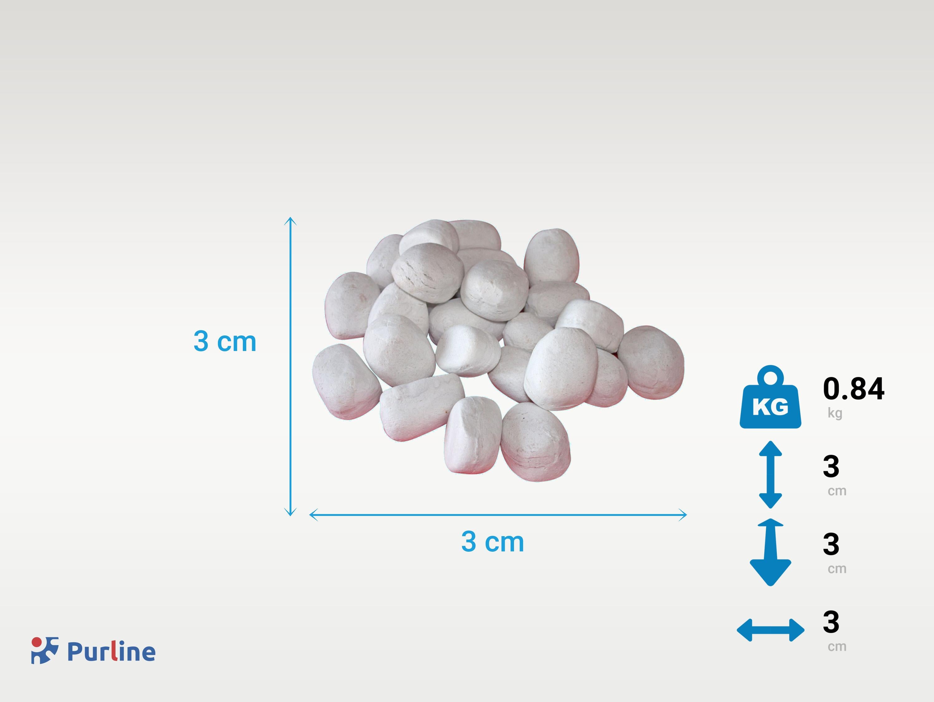 Pierres décoratives en fibre céramique pour cheminées à l'éthanol. 24 pièces