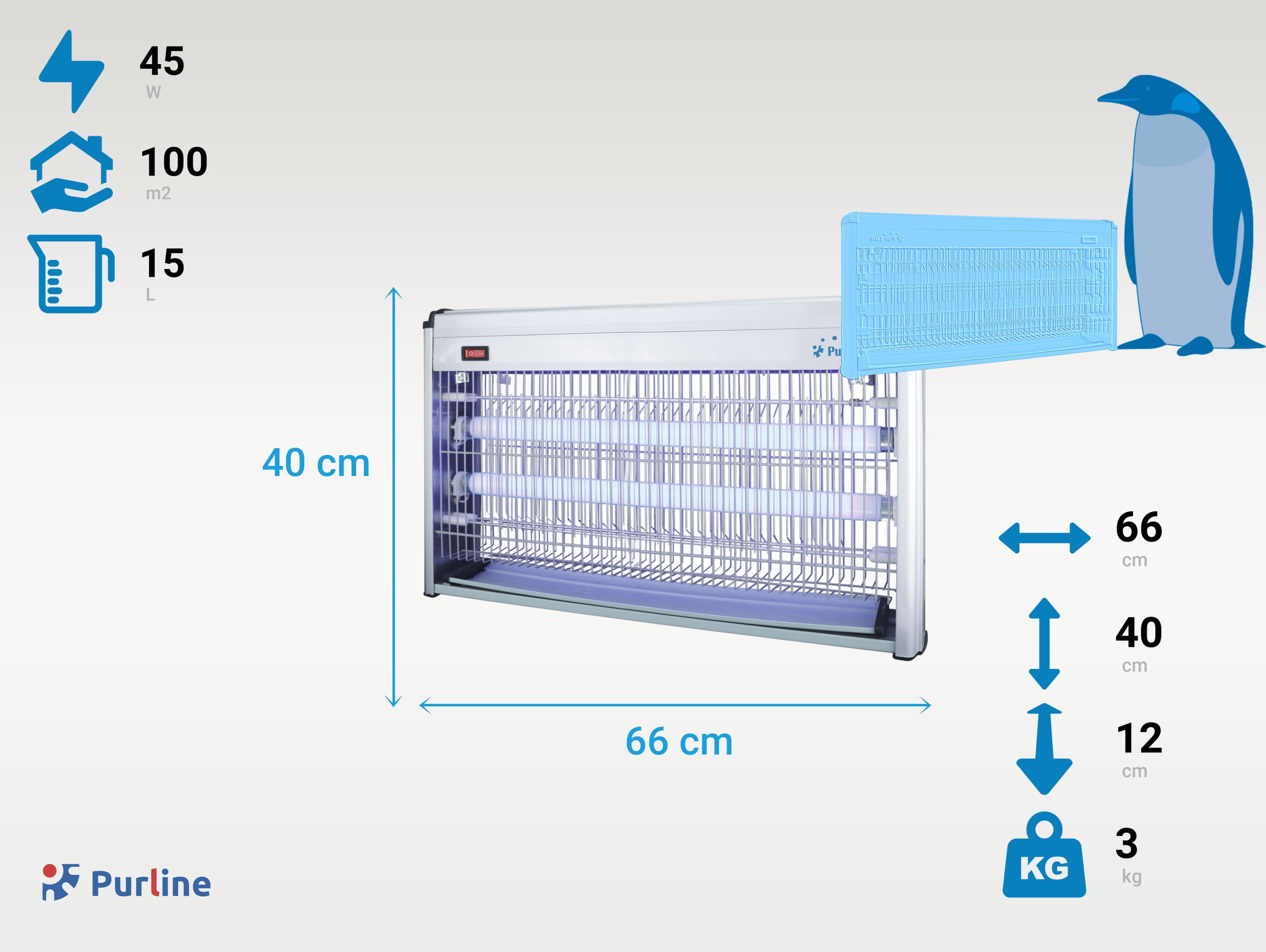 Tue Insectes Électrique 43W avec lumière ultraviolette