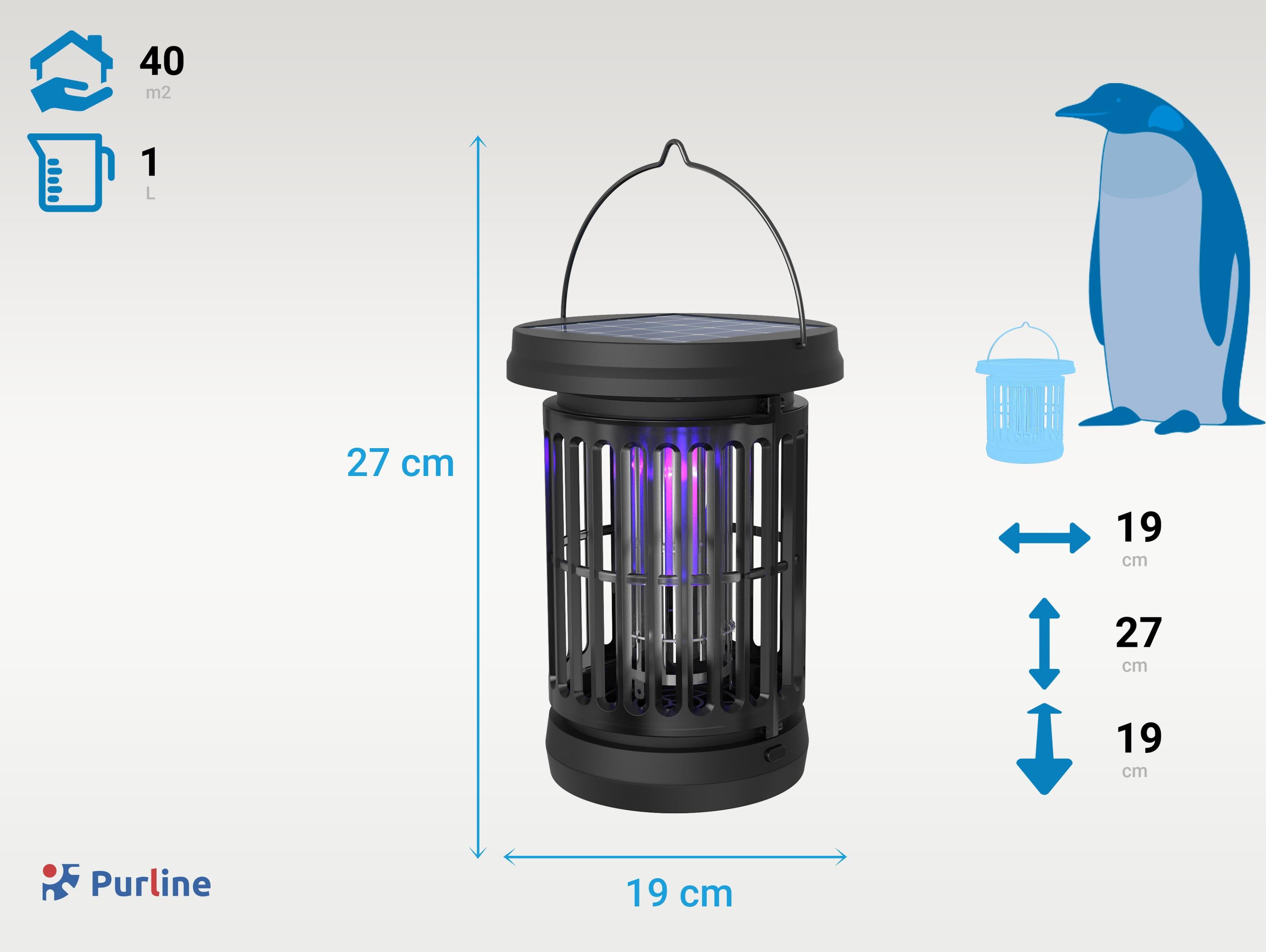 Insecticide solaire pour 40m2