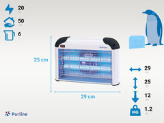Tue Insectes Électrique 20W avec lumière ultraviolette