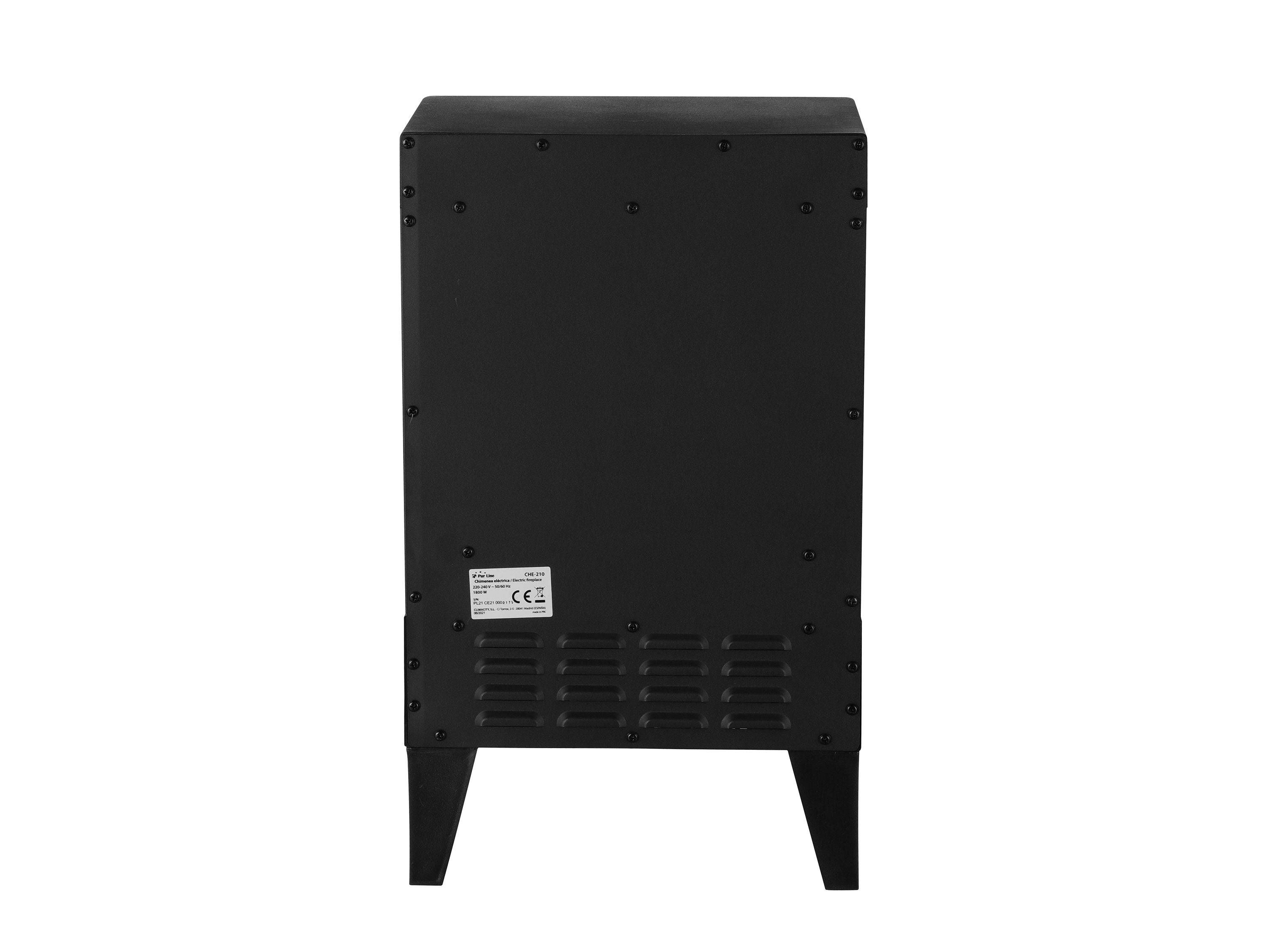 Cheminée électrique noir 2kW